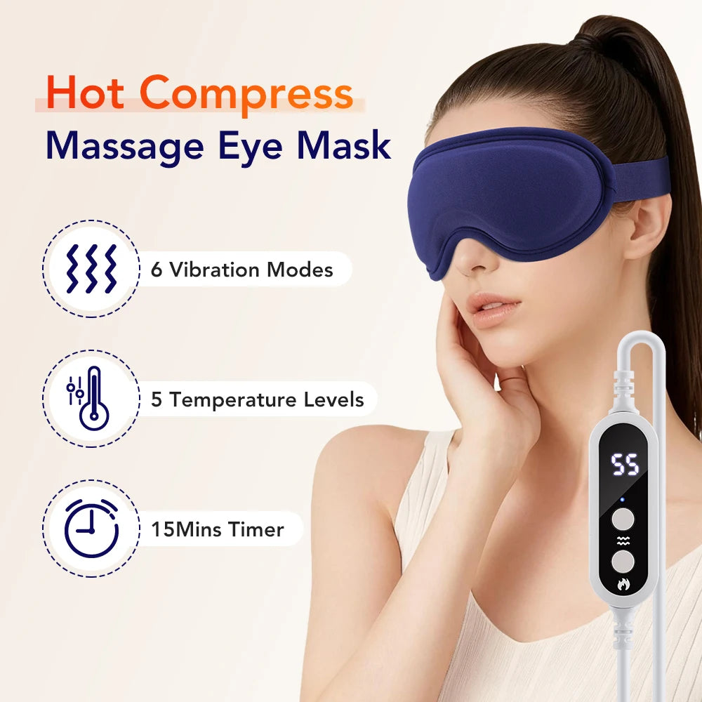 Eye Massager with Heat & Vibration