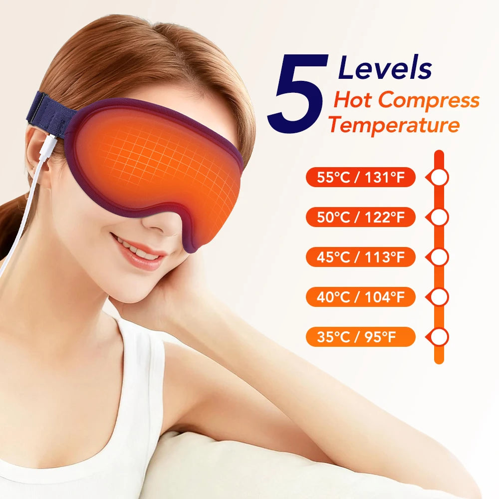 Eye Massager with Heat & Vibration
